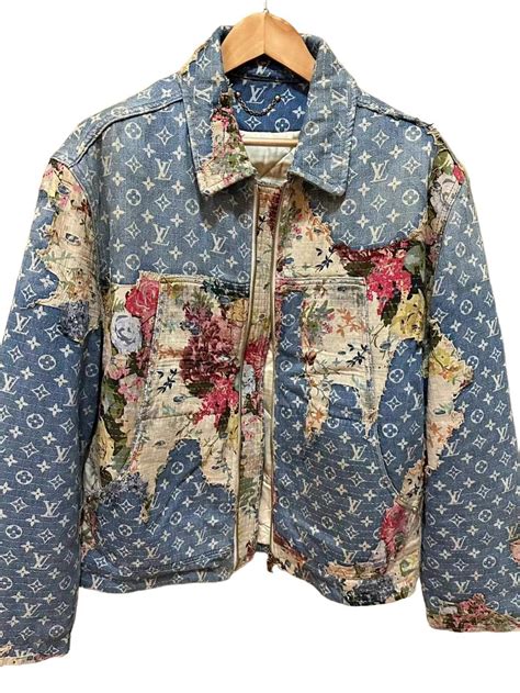 louis vuitton denim jacket women's|lv destroyed denim jacket.